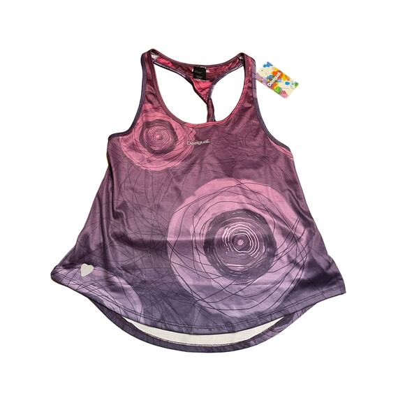 Desigual Tops - Desigual Pink and Purple Women's Blouse